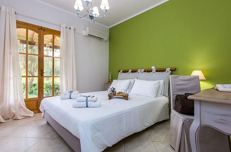 Vakantiehuis Großes Ferienhaus in Arkadi mit Großer Terras