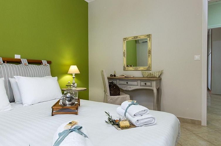 Vakantiehuis Großes Ferienhaus in Arkadi mit Großer Terras