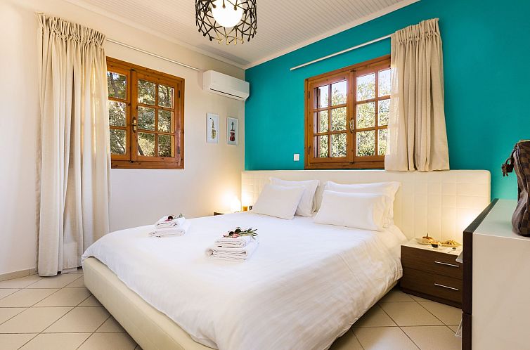 Vakantiehuis Großes Ferienhaus in Arkadi mit Großer Terras