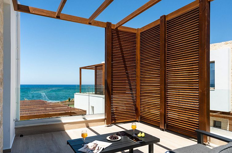 Vakantiehuis Villa am Strand in Rethymno mit privatem Pool