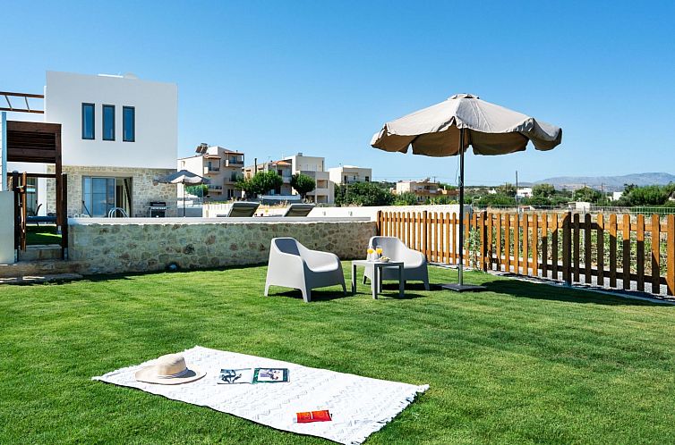 Vakantiehuis Villa am Strand in Rethymno mit privatem Pool