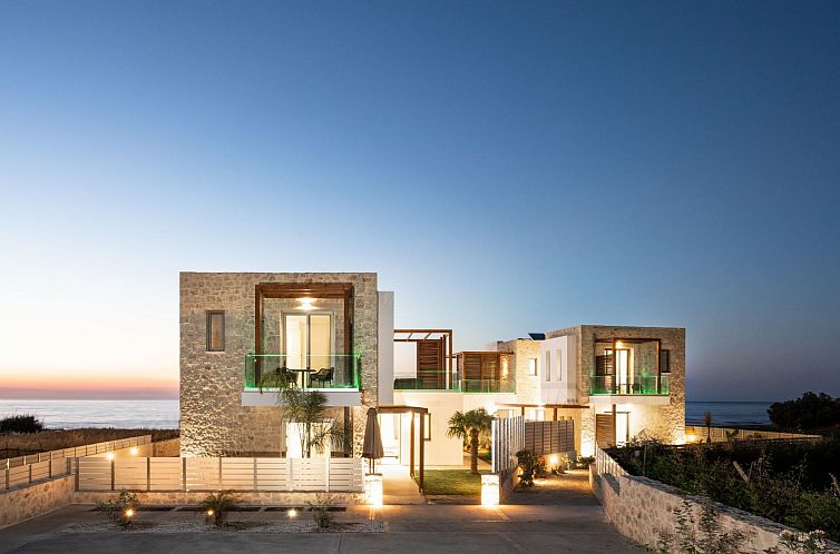 Vakantiehuis Villa am Strand in Rethymno mit privatem Pool