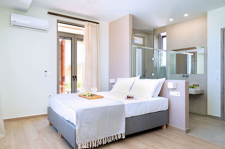 Vakantiehuis Villa am Strand in Rethymno mit privatem Pool