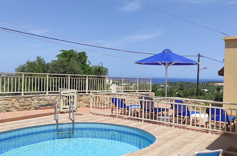 Vakantiehuis Villa Stefanos, Meerblick, privater Pool, Rethy