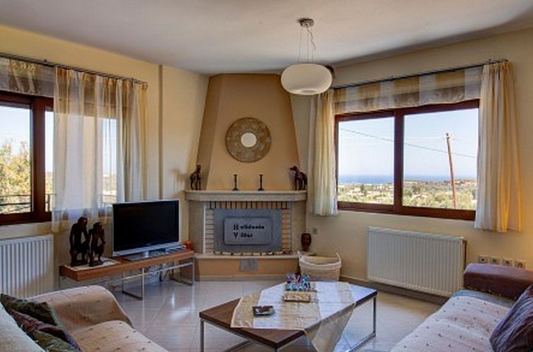 Vakantiehuis Villa Stefanos, Meerblick, privater Pool, Rethy