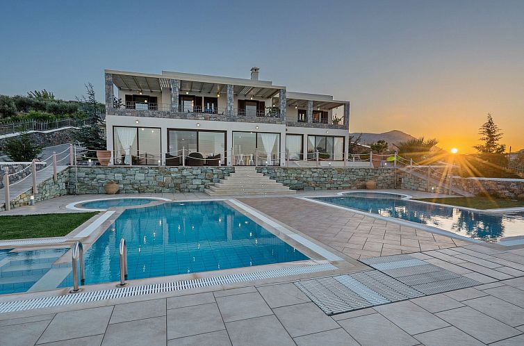 Vakantiehuis Hochzeit Villa Anemomylos Beheizter Pool Jacuzz