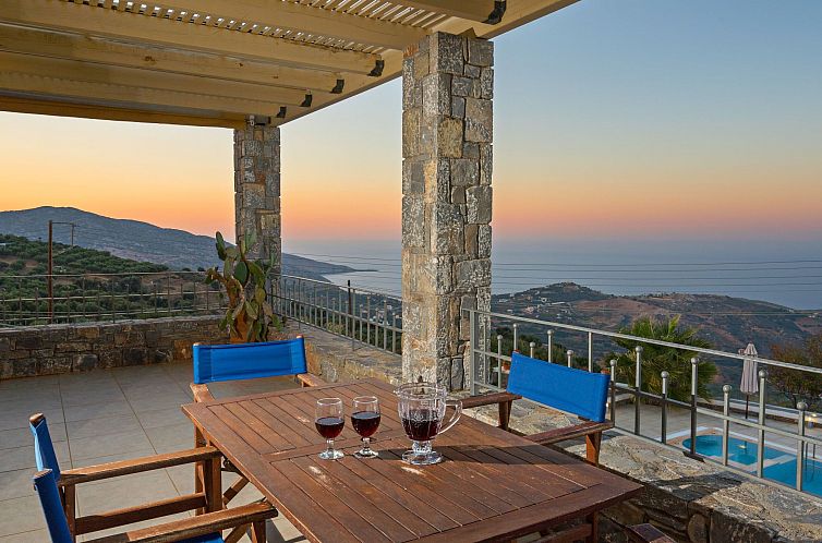 Vakantiehuis Hochzeit Villa Anemomylos Beheizter Pool Jacuzz