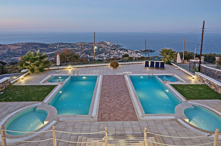 Vakantiehuis Hochzeit Villa Anemomylos Beheizter Pool Jacuzz
