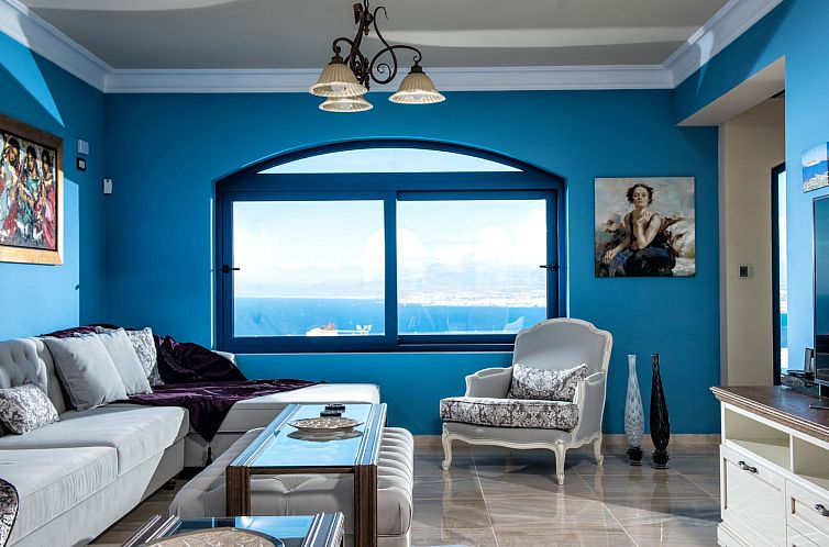 Vakantiehuis VILLA SANTORINI, WEIN DUNKLES MEER VILLEN