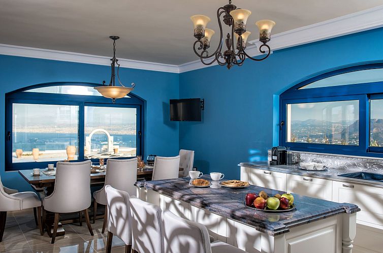 Vakantiehuis VILLA SANTORINI, WEIN DUNKLES MEER VILLEN