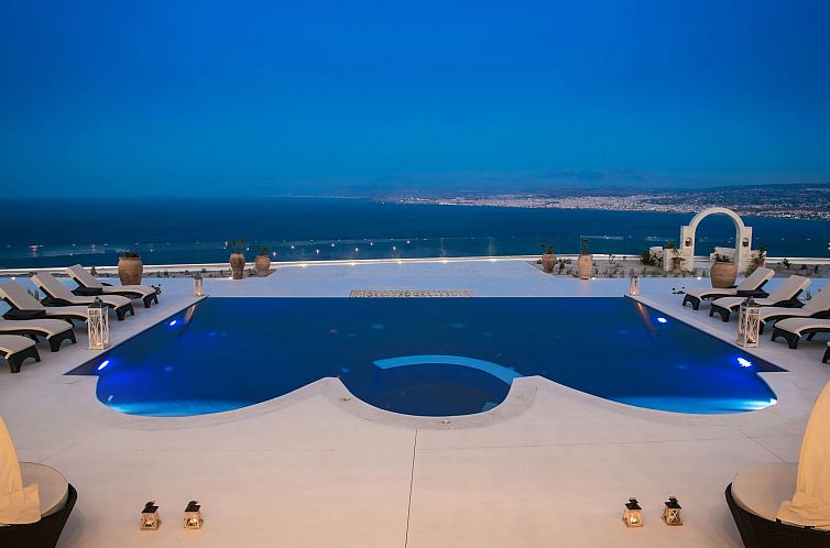 Vakantiehuis VILLA SANTORINI, WEIN DUNKLES MEER VILLEN