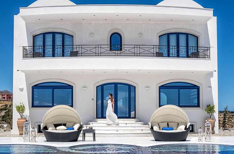 Vakantiehuis VILLA SANTORINI, WEIN DUNKLES MEER VILLEN