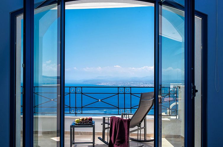 Vakantiehuis VILLA SANTORINI, WEIN DUNKLES MEER VILLEN