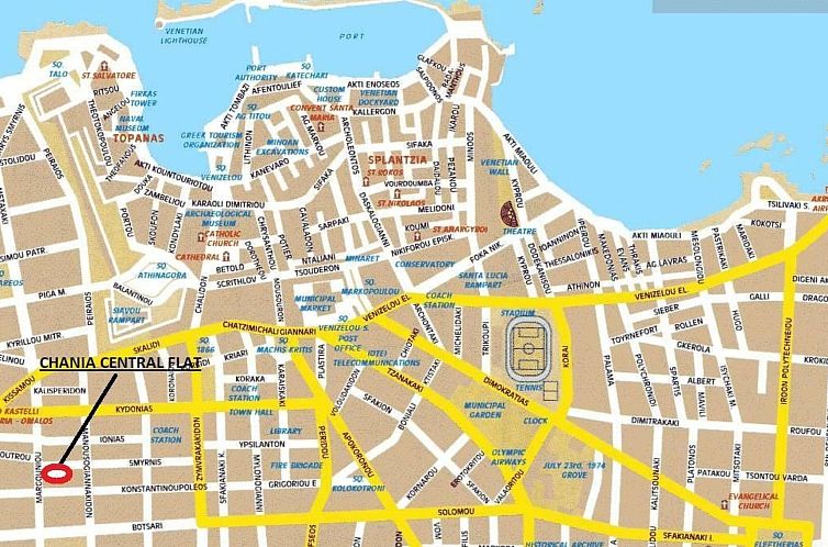 Appartement Chania Central Wohnung mit kostenlosem Parkplatz