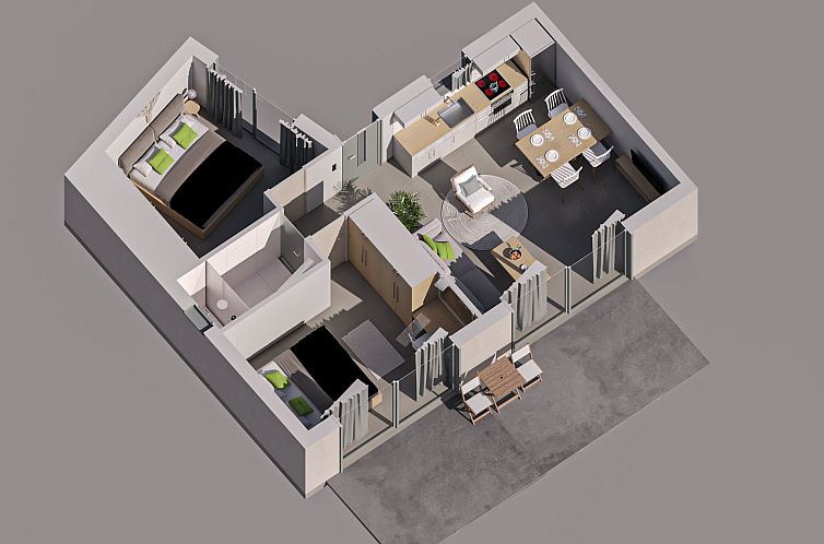 Vrijstaande woning in Maleme