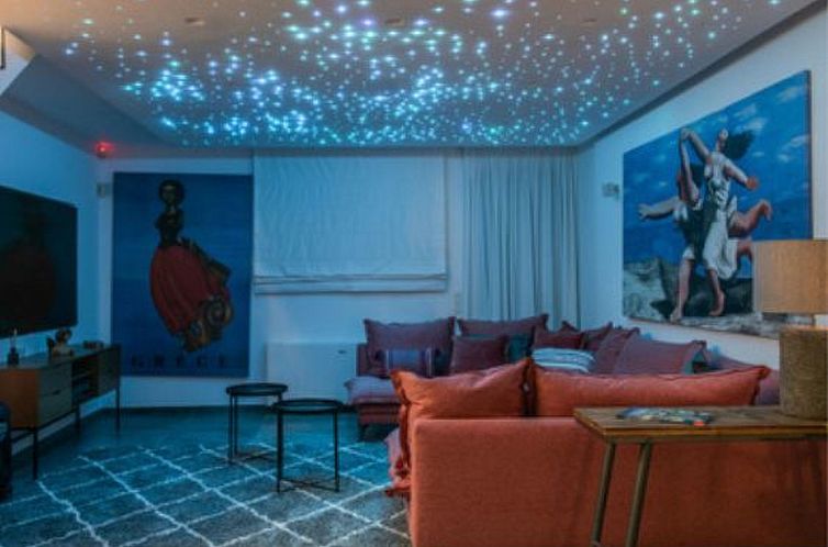 Vakantiehuis Luxuriös gestaltete Villa mit privatem Pool