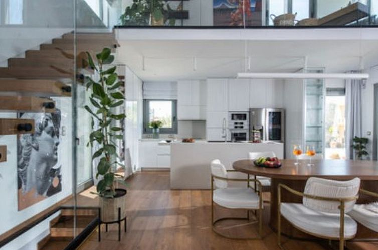 Vakantiehuis Luxuriös gestaltete Villa mit privatem Pool