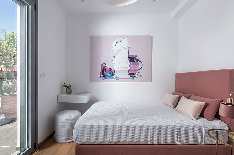 Vakantiehuis Luxuriös gestaltete Villa mit privatem Pool