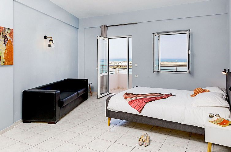 Appartement Wohnung in Kato Gouves mit Parkplatz, Blick auf 