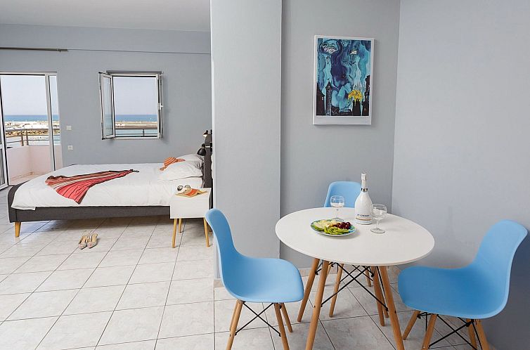 Appartement Wohnung in Kato Gouves mit Parkplatz, Blick auf 