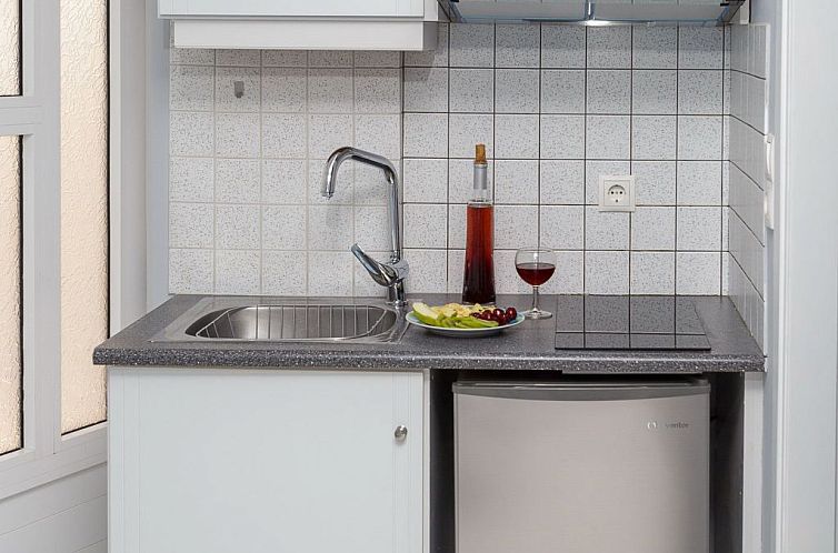 Appartement Wohnung in Kato Gouves mit Parkplatz, Blick auf 