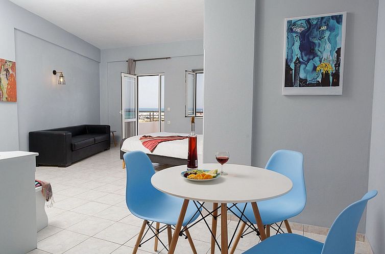 Appartement Wohnung in Kato Gouves mit Parkplatz, Blick auf 