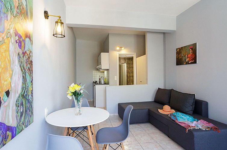 Appartement Wohnung in Kato Gouves mit Balkon, Seitenblick