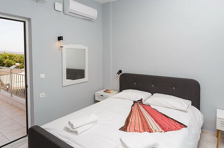 Appartement Wohnung in Kato Gouves mit Balkon, Seitenblick