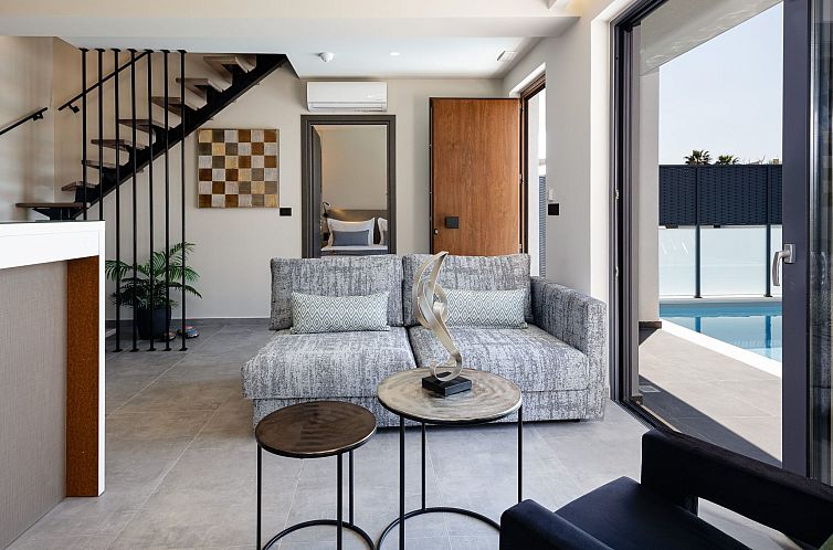 Vakantiehuis VillAgioi I - Privater Pool und 450m zum Sandst