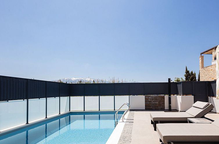 Vakantiehuis VillAgioi I - Privater Pool und 450m zum Sandst