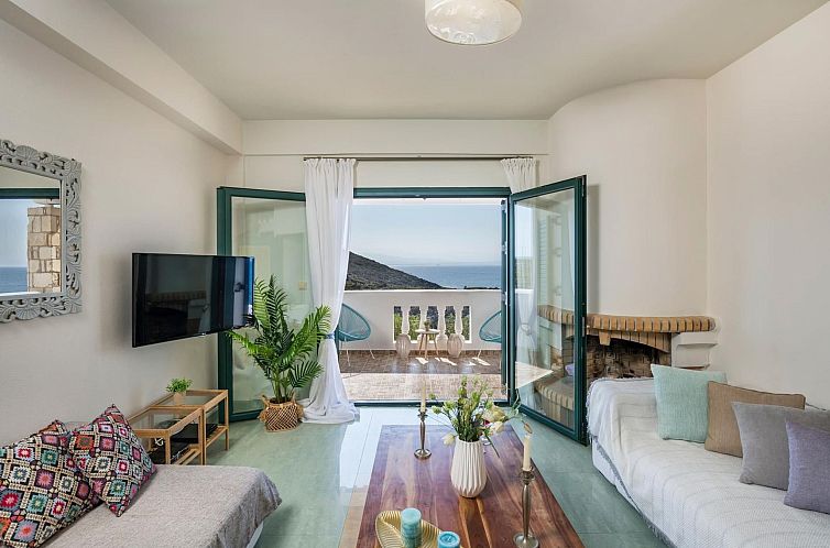 Vakantiehuis Luxuriöse Villa in Strandnähe mit Blick auf d