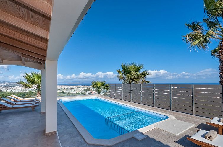 Vakantiehuis Karmilos Hill Villa - absolute Privatsphäre