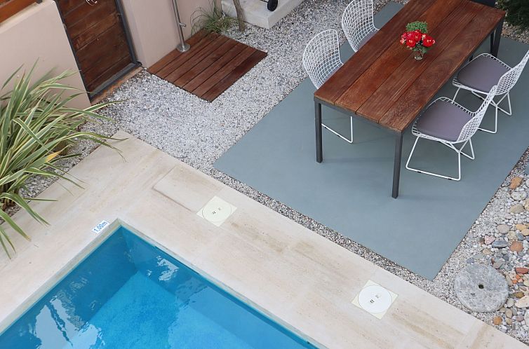 Vakantiehuis Ferienvilla "Fos" mit Blick auf das Wasser