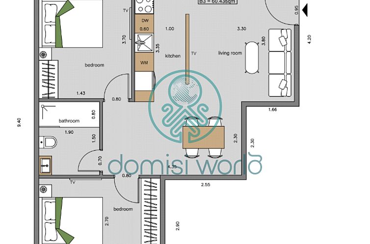 Geschakelde woning in Ergatikes Katoikies