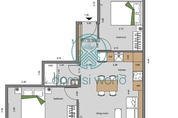 Geschakelde woning in Ergatikes Katoikies