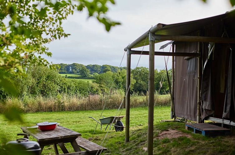 Unterkunft 065125903 - Zelthaus England - Tenthuisje met warme privédouche naast de tent met Hottub