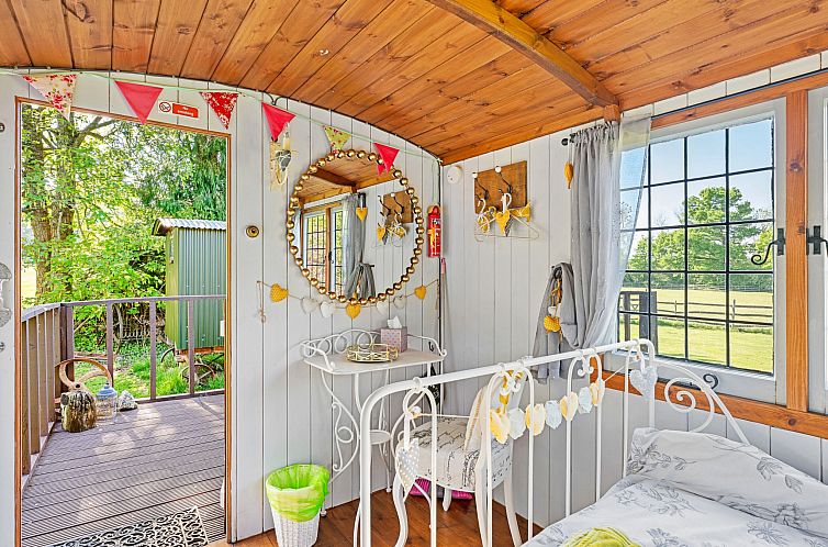 Vakantiehuis Shepherd's Hut at Hilltop Farm