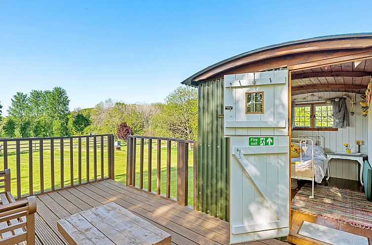Vakantiehuis Shepherd's Hut at Hilltop Farm