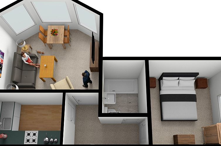 Appartement Große Wohnung in viktorianischer Villa
