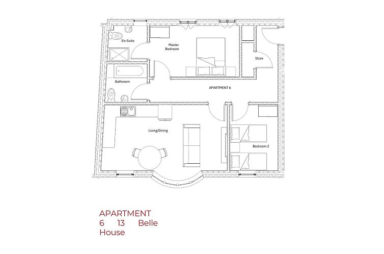 Appartement Belle House, Apt 6