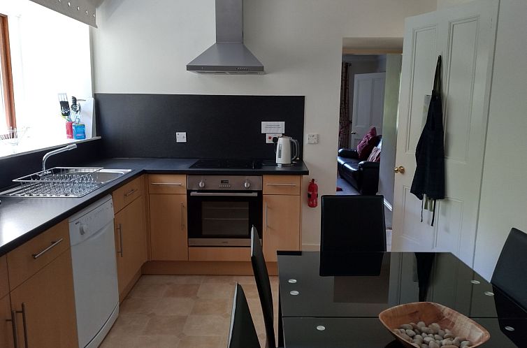 Vakantiehuis Benmore Farm House in Stirling mit Bergblick