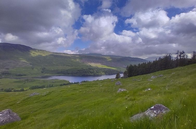 Vakantiehuis Benmore Farm House in Stirling mit Bergblick