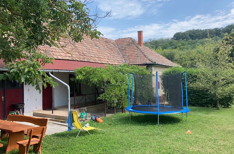 Gemuetliches Ferienhaus Pusztaszemes mit grossem Garten und Trampolin, in der Naehe des Plattensees in Ungarn.