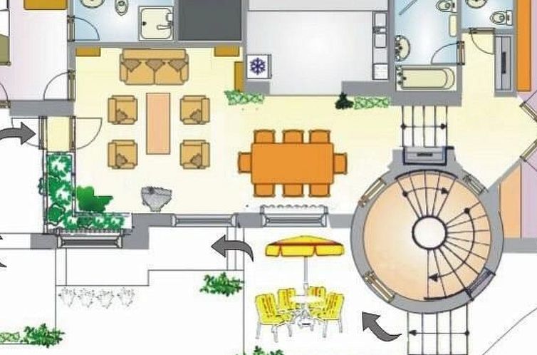 Appartement Wohnung mit privatem Pool