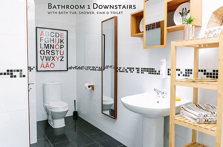 Vakantiehuis Gemütliches Haus für 10 Personen Stadt 15 Min