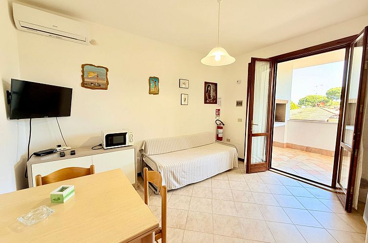 Vakantiehuis Chalet, Terrasse mit Kamin, privater Garten