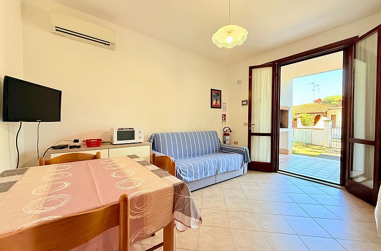 Vakantiehuis 3-Zimmer-Villa, Erdgeschoss, 2 Gärten, Klima