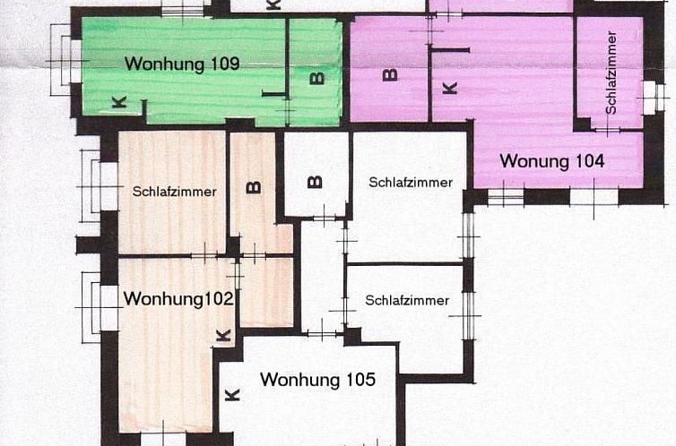 Appartement Einzimmerwohnung mit Panoramablick im Erdgeschos