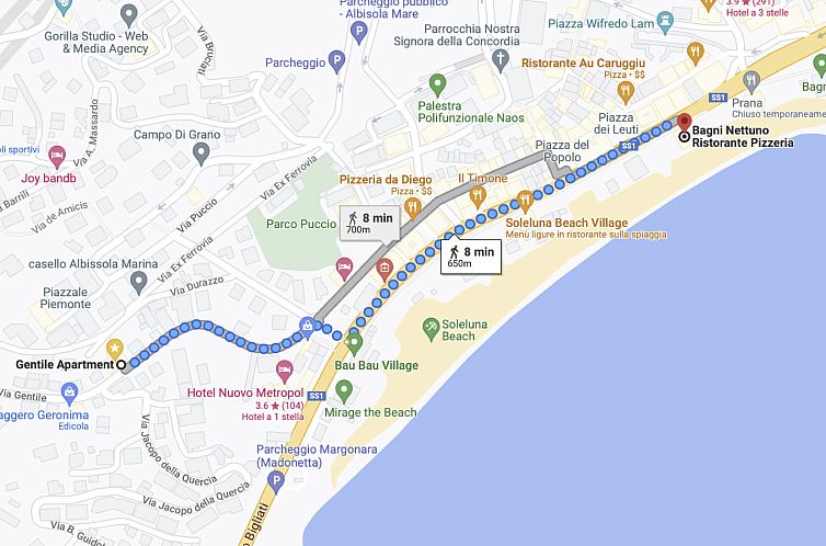 Appartement Hübsche Wohnung in Albissola Marina