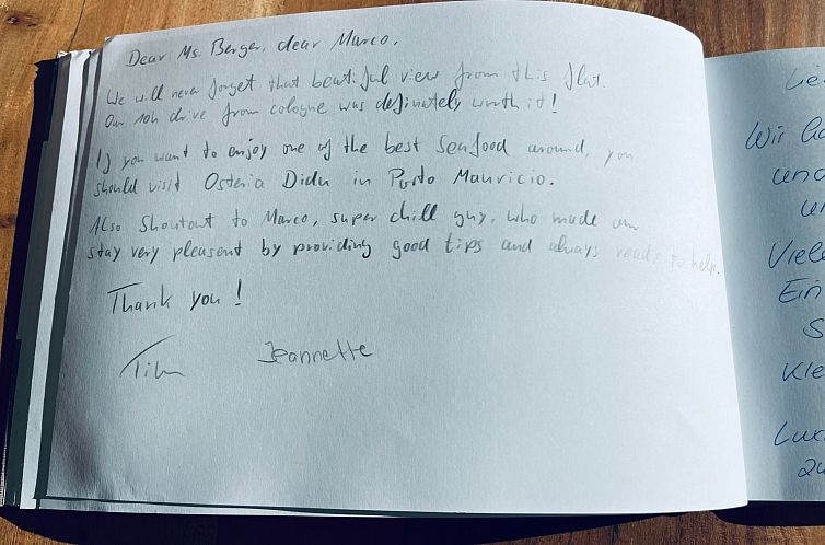 Appartement Bella Vista Poggi  - fantastischer Meerblick